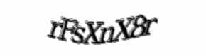 Security check image, please type the characters shown